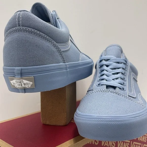 Vans Men’s Sneakers Low-Top Canvas Sneakers Old Skool
Pastel Mono Dusty Blue - Picture 8 of 16